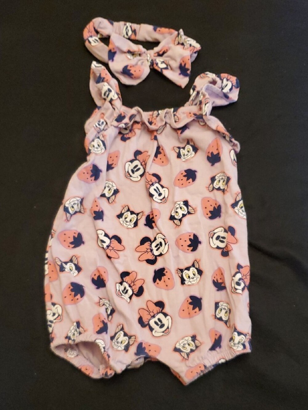Two Minnie Mouse Rompers - Picture 5 of 5
